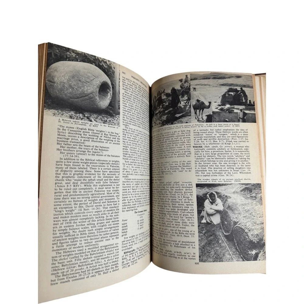 Zondervan Pictorial Bible Dictionary 1964 Merrill‎ Tenney Hardback Dust Jacket